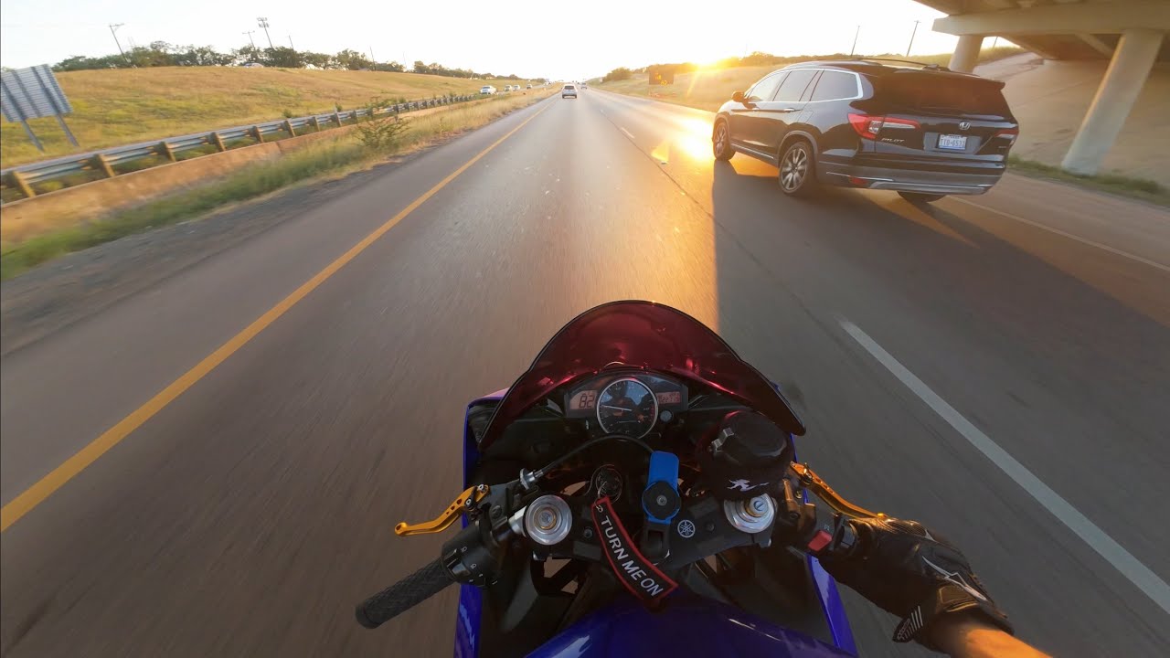 Riding My New Yamaha R6 Home for the First Time