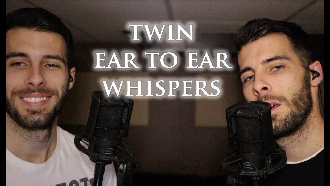 Dual Twin Whisper - Relaxing Male ASMR (Ear To Ear, Brushing, Counting, Beard, Low Freq Cut, Etc)