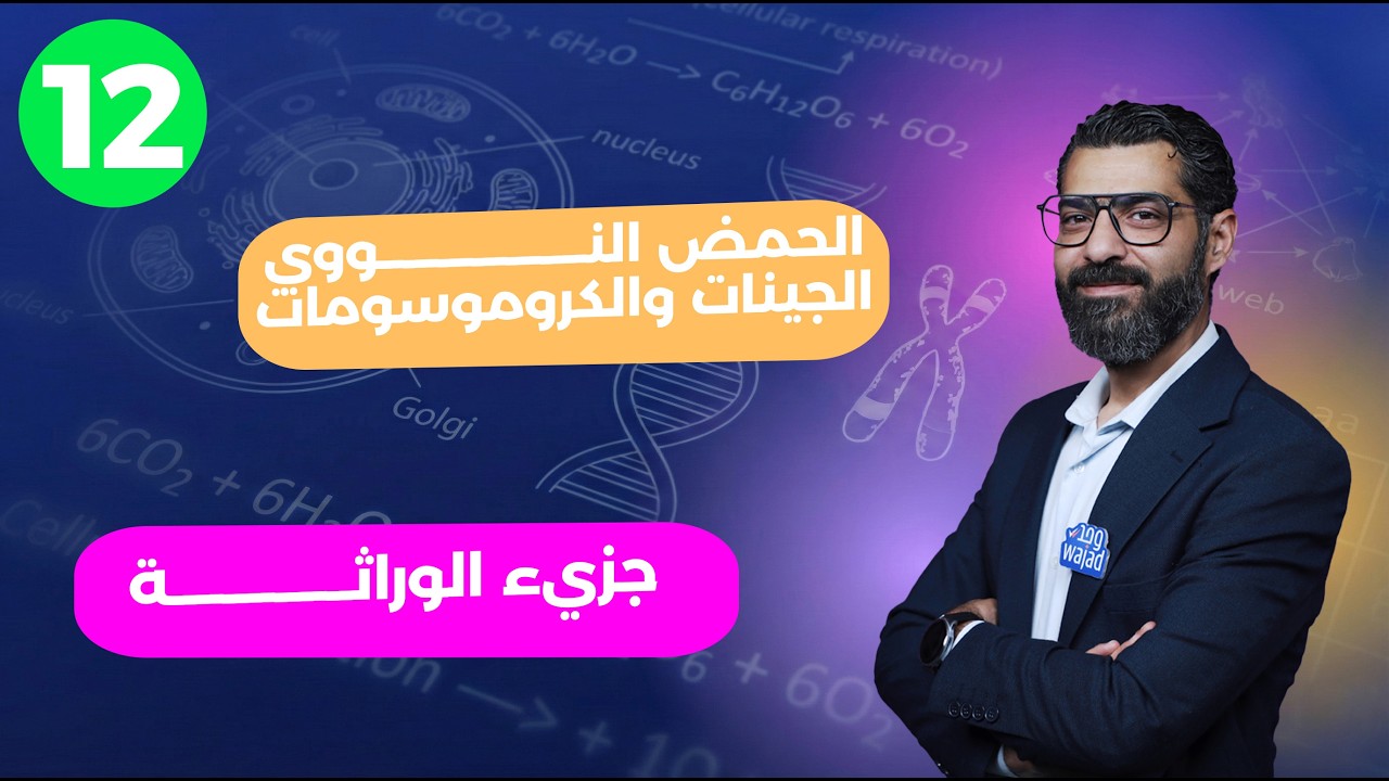 جزيء الوراثة || الأحياء للصف الثاني عشر #وجد #الكويت