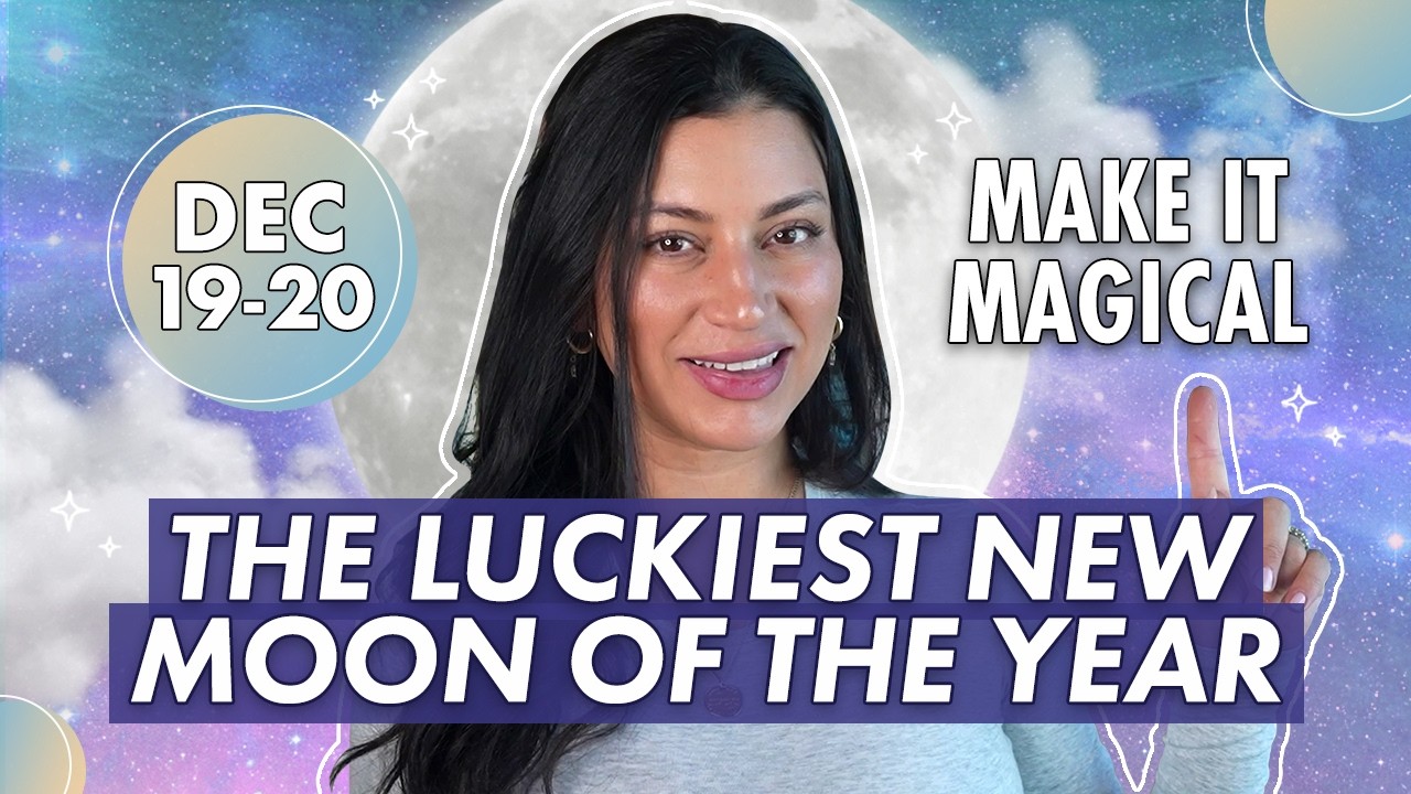 Luckiest Weekend of the Year: Dec 19 New Moon in Sagittarius Cosmic Energy Reading