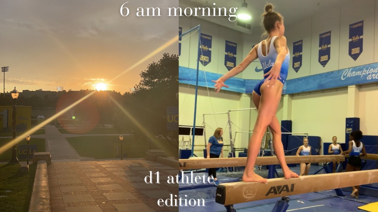 realistic morning routine as a d1 student-athlete