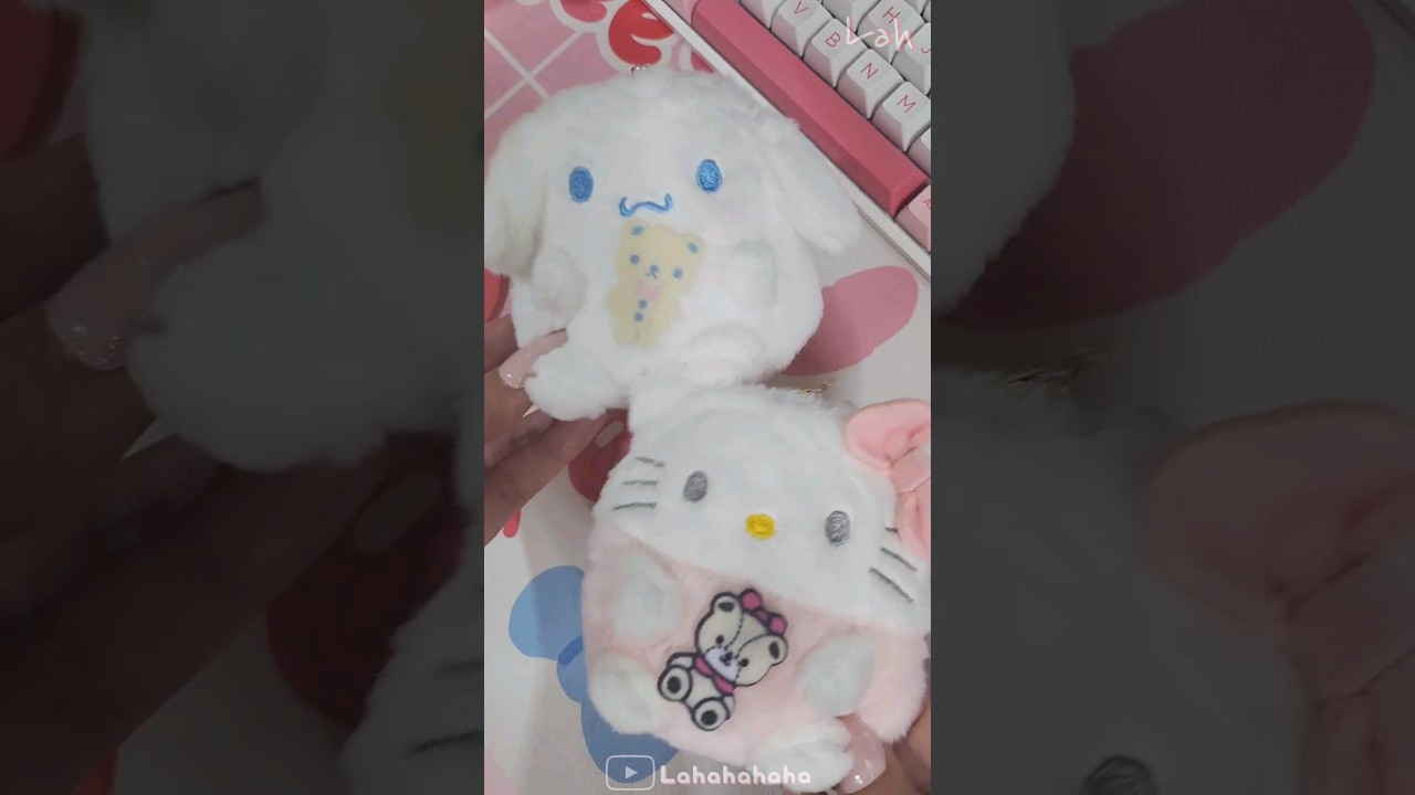 Unboxing ASMR dompet koin hello kitty & cinnamoroll // coin pouch #unboxing #aesthetic #asmr #sanrio
