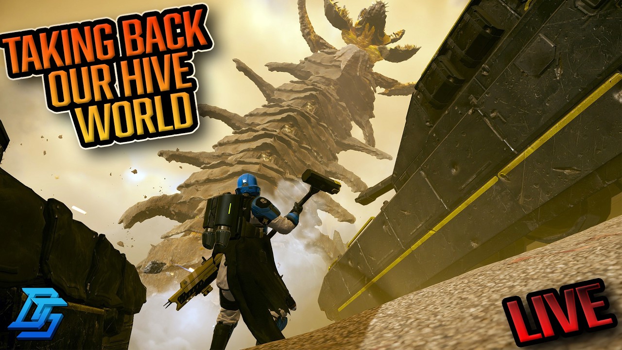 🔴 Helldivers 2 LIVE: RETURN OF HIVE WORLD OSHAUNE 😖 MAX DIFFICULTY, WE WONT BACK DOWN!