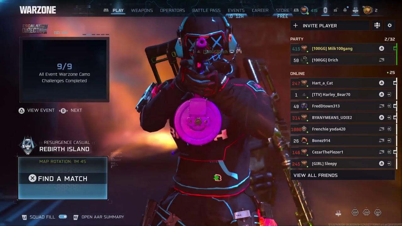 Black OP 7  Warzone 💯GG