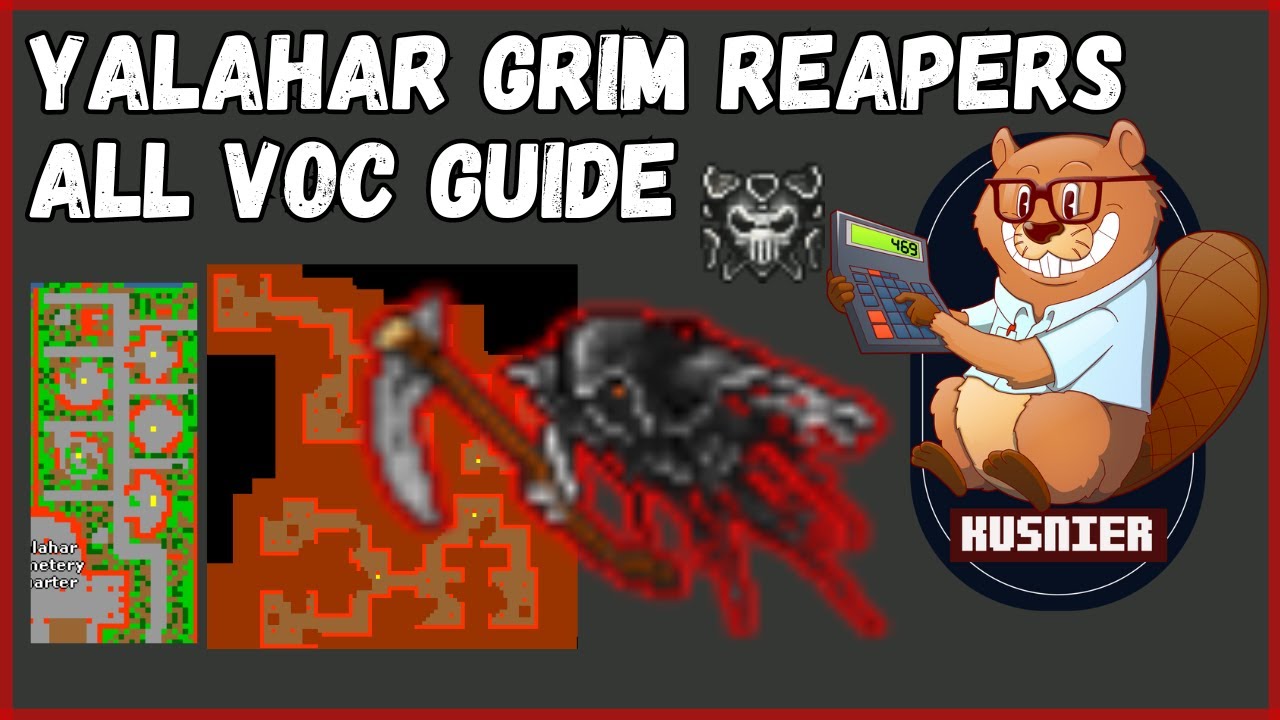Yalahar Grim Reapers | All Voc Guide | Tibia