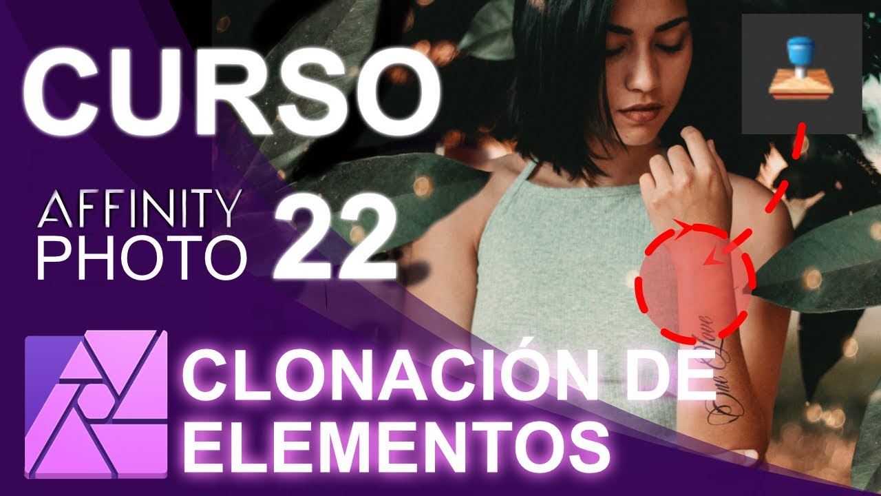 CLONACIÓN y eliminación de elementos 🖥    ⭐ Curso AFFINITY PHOTO ⭐  21