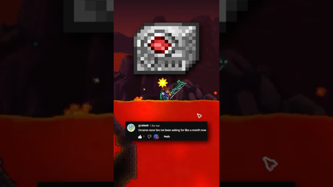Terraria Fact Day 294: Ocram's Razor #terraria #gaming #shorts @Jelenir
