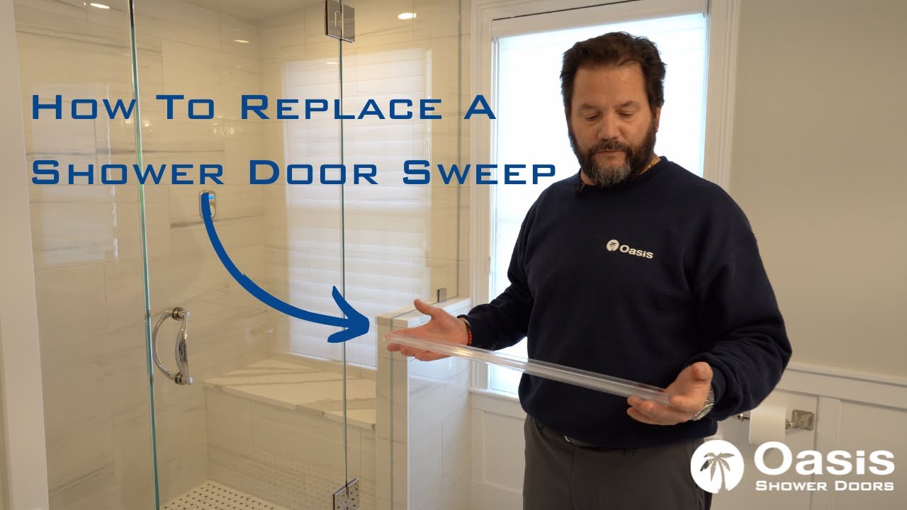 Easy Shower Glass Door Sweep Replacement