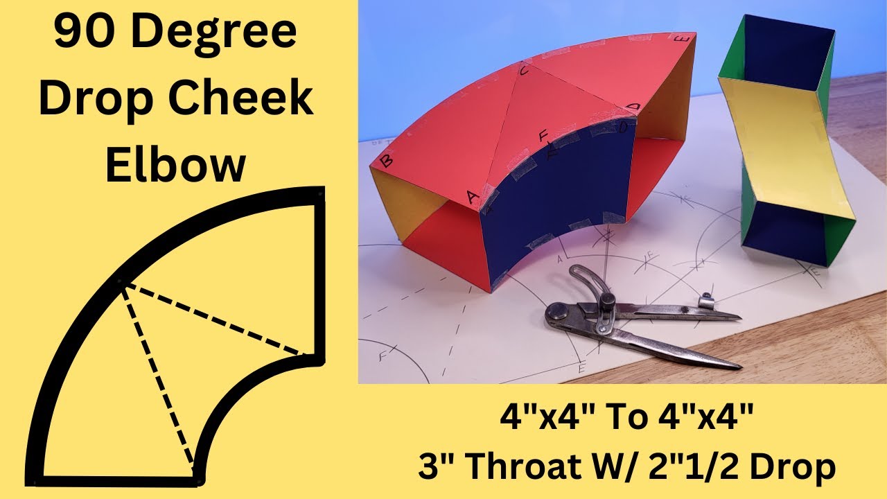 How To Make A 90 Degree Drop Cheek Elbow