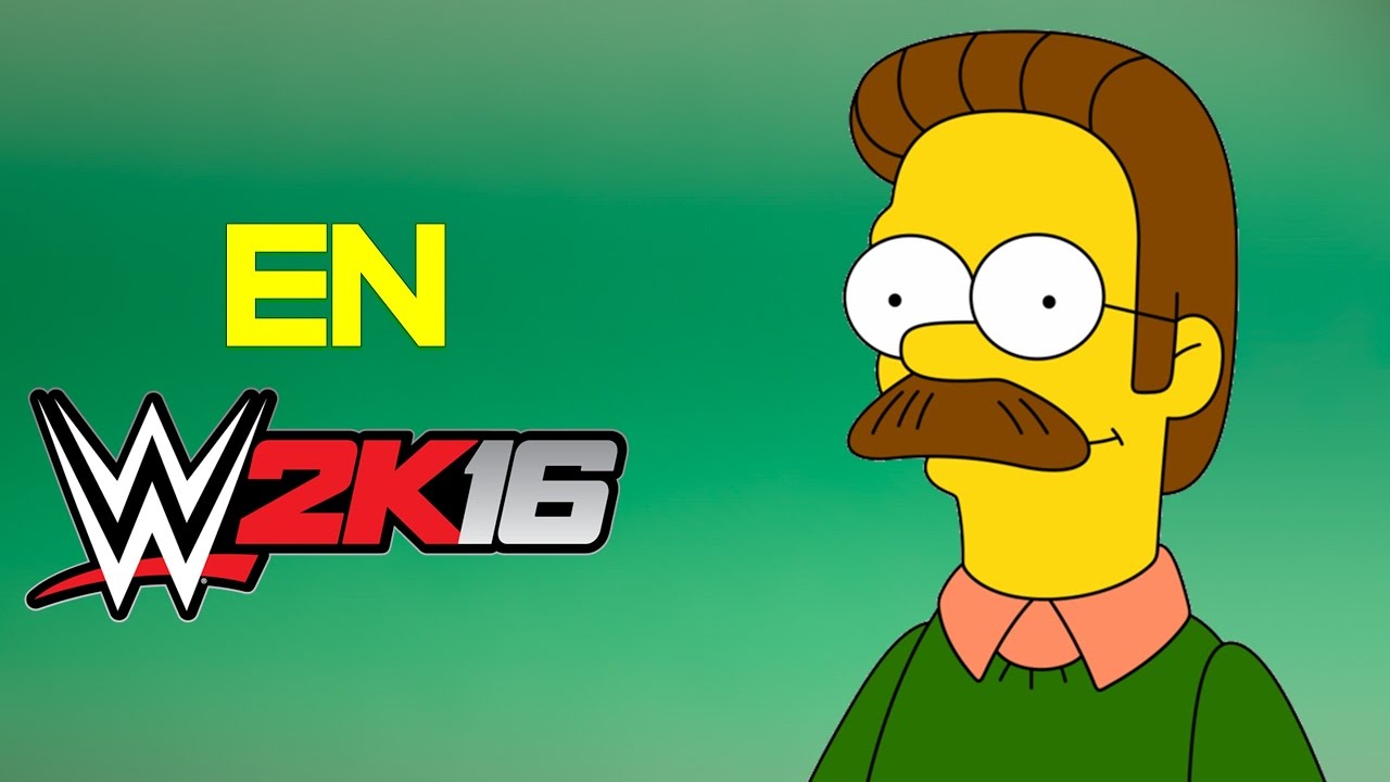 ¿COMO HACER A NED FLANDERS EN WWE 2K16? ¡TUTORIAL!