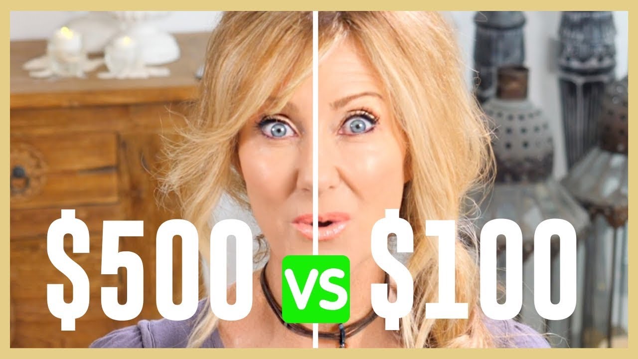 High End Makeup Vs Drug Store Dupes For Mature Skin!