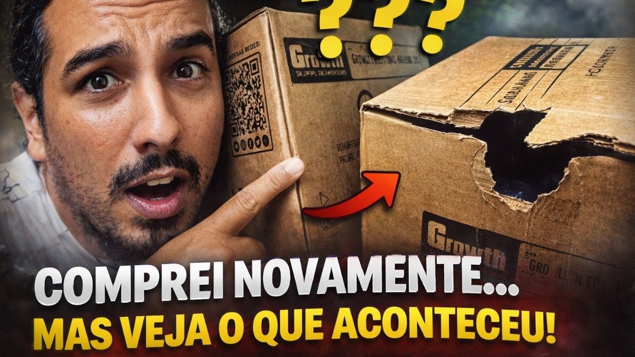 DECEPÇÃO DE NOVO? MINHA NOVA EXPERIÊNCIA COM OS PEDIDOS DA GROWTH