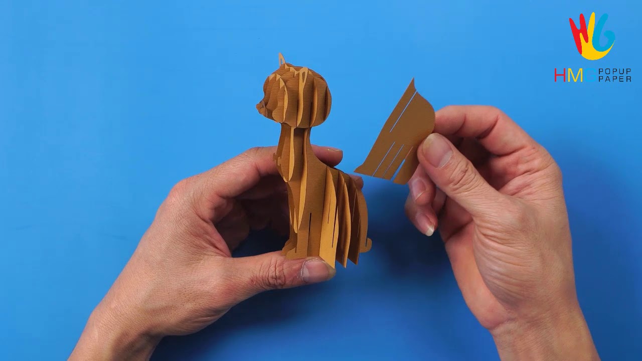 Easy Make a Cat Popup Card