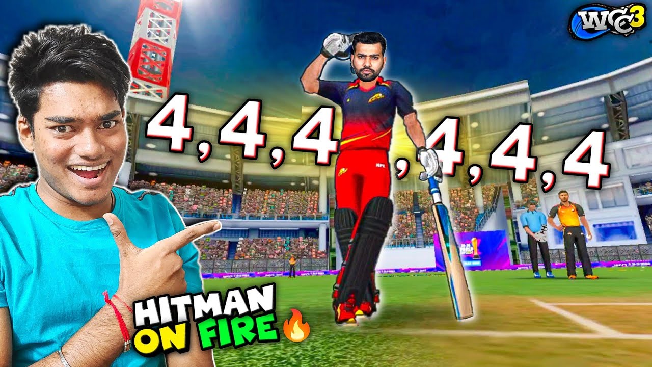 ROHIT SHARMA HIT 4 SIXES IN OVER!🔥 RCB 🆚 SRH - WCC3 NPL #3