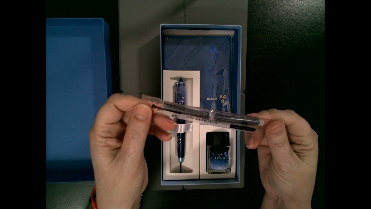 Unboxing Sailor Pro Gear Slim - Jellyfish Limited Edition Fountain Pen