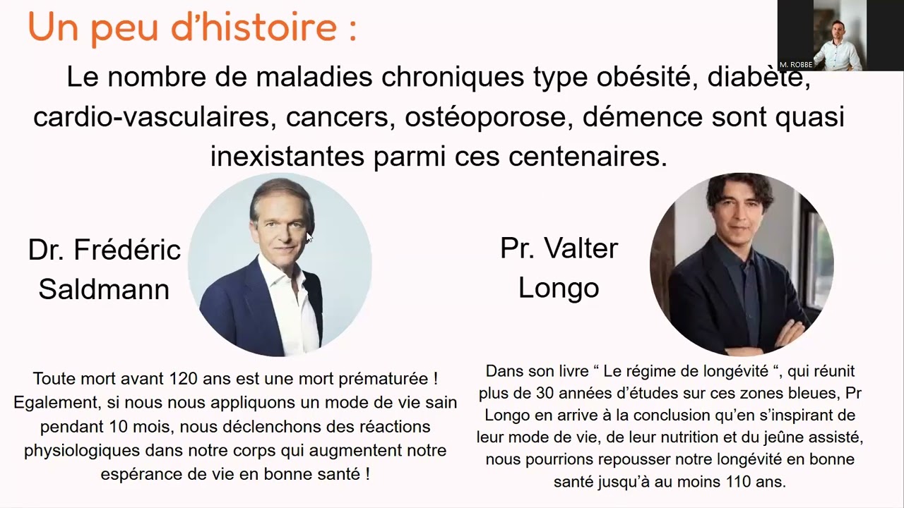 Mini Conférence HABITUDES DE VIE des centenaires et liens corps et poids