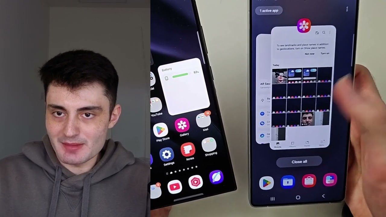 Как закрыть приложения на Samsung Galaxy S25 Ultra