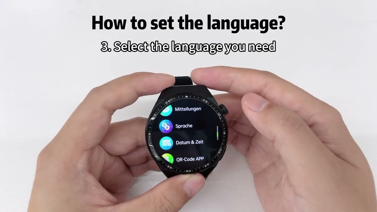 AegisFit : How to set the language?
