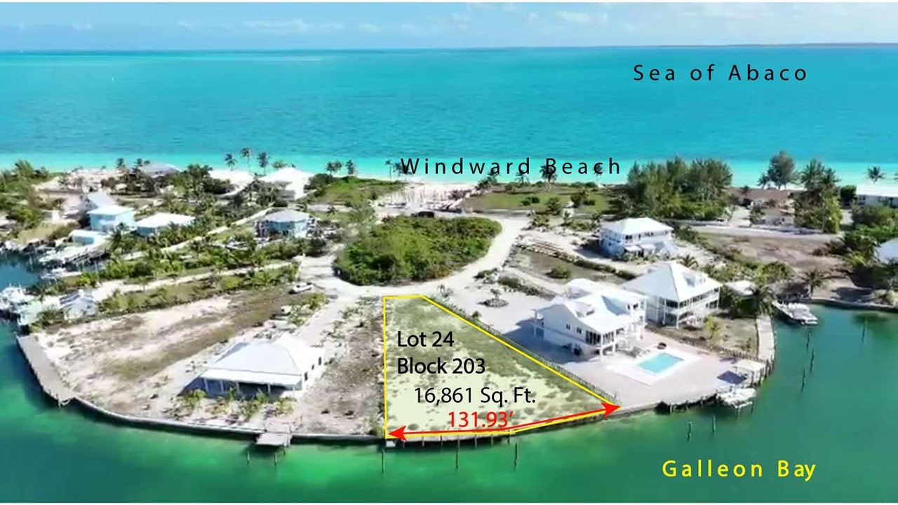 Canal Lot  24, Block 203 Galleon Bay Canal, Treasure Cay, Abaco, Bahamas.2