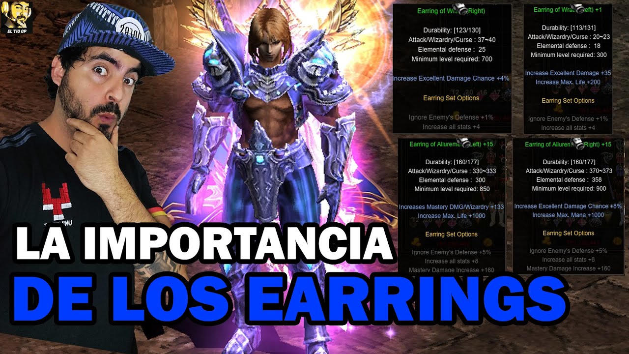 LA IMPORTANCIA DE MEJORAR LOS EARRINGS💯 l Muonline S18.2