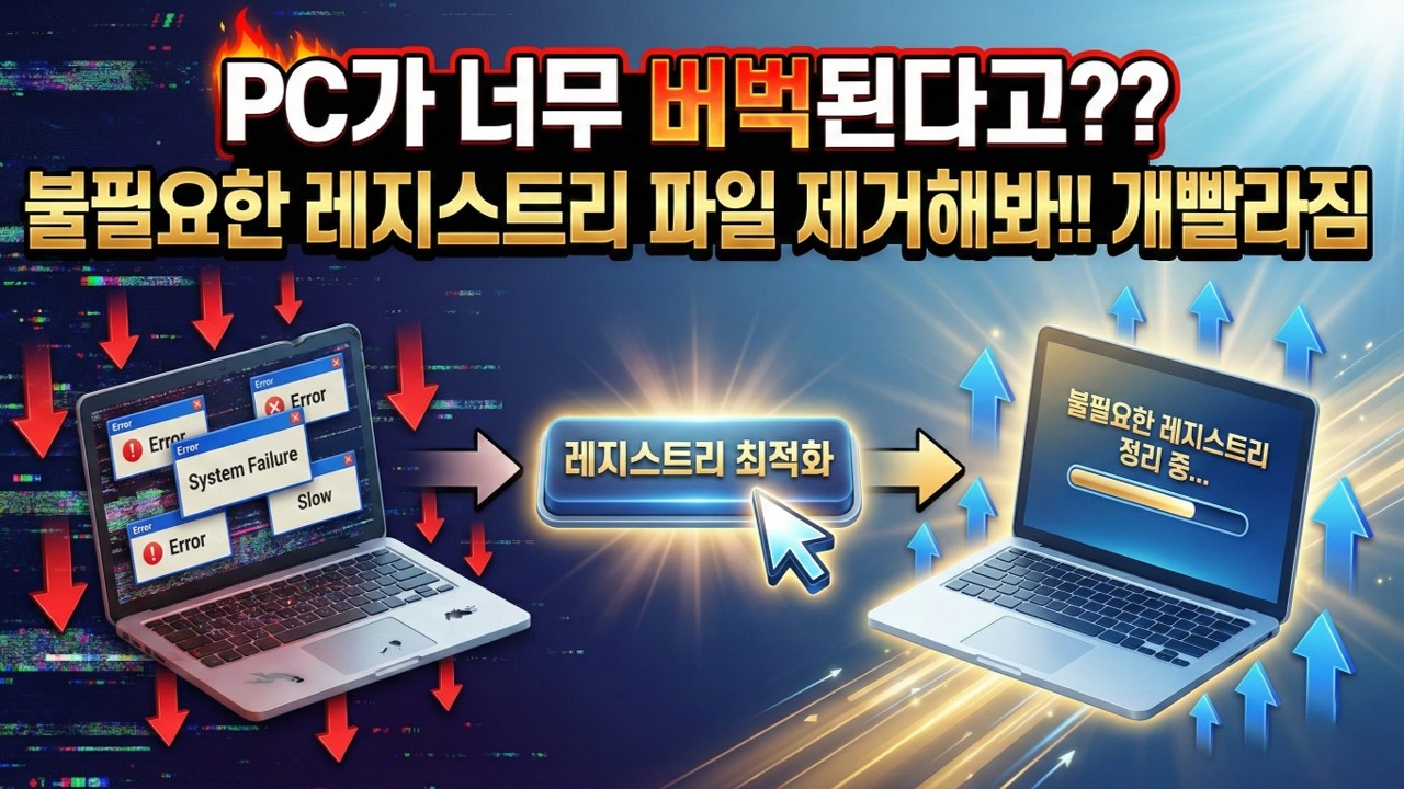 불필요한 레지스트리 파일 제거해주는 최적화 프로그램 공개
