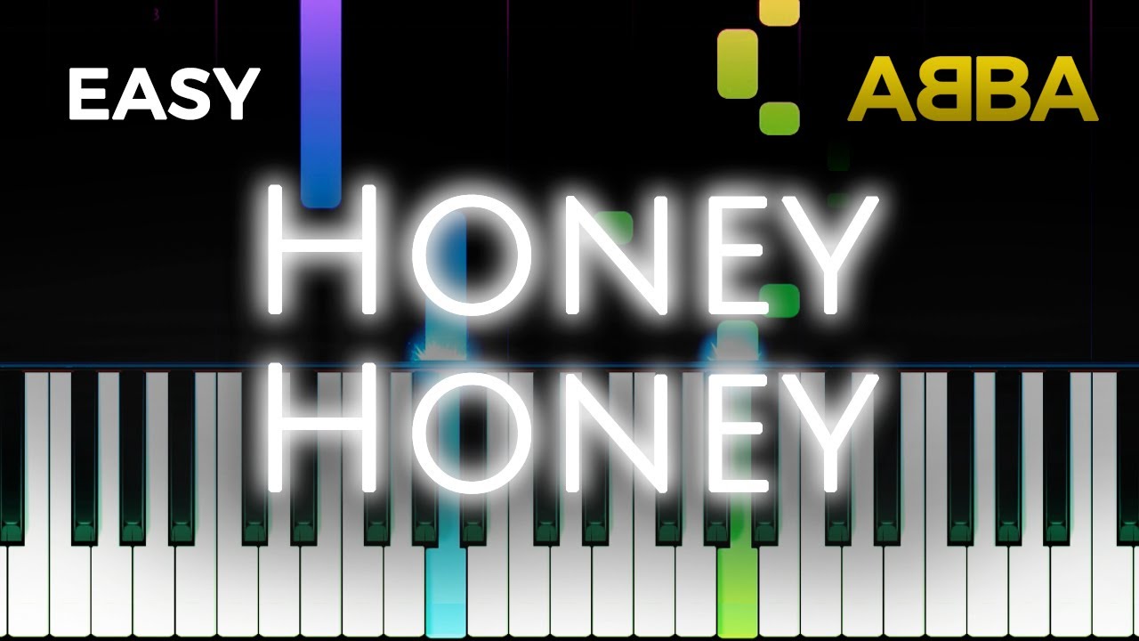 ABBA - Honey Honey - EASY Piano TUTORIAL by Piano Fun Play