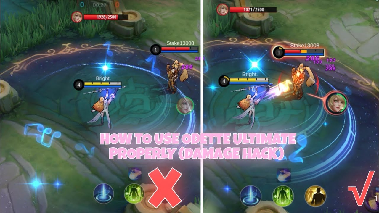 NEW ODETTE REVAMP BEST WAY TO USE HER ULT AND PROPERLY (DAMAGE HACK) Montage - Raymarcc