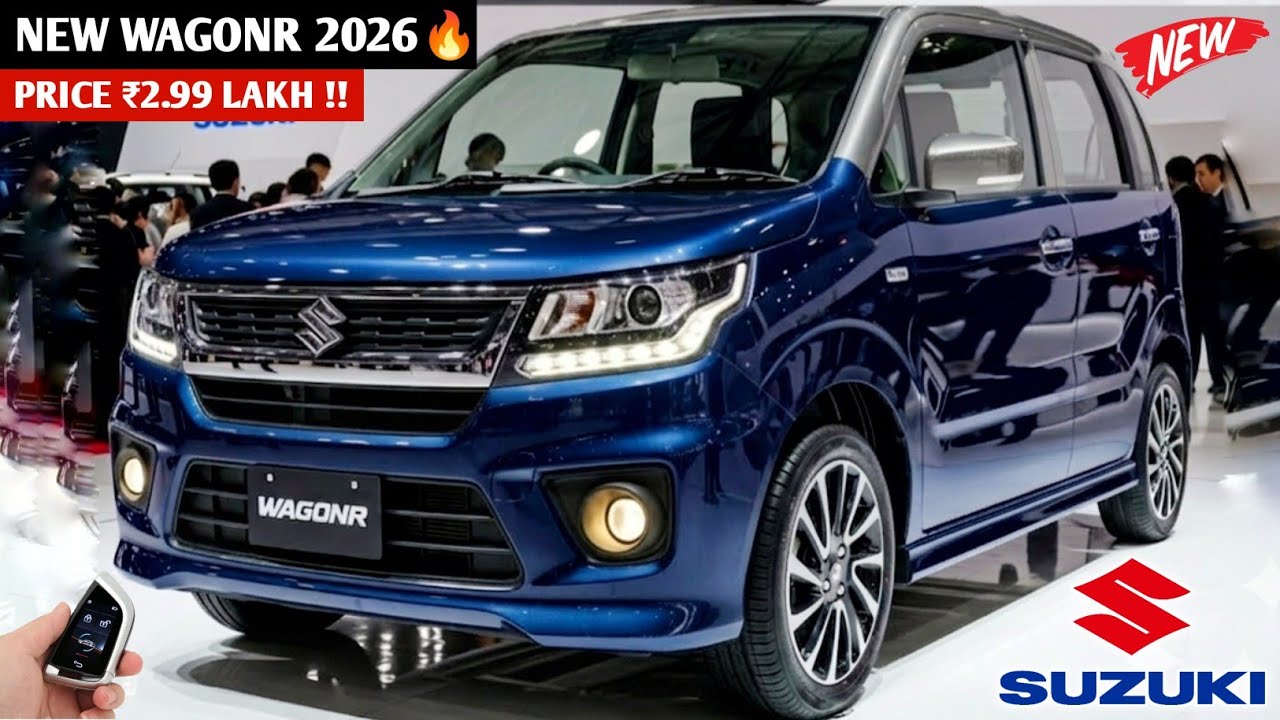 New WagonR 2026 धमाकेदार Entry😍|| ₹2.99 Lakh Price से शुरू MarutiSuzuki WagonR New Look & Features 😍