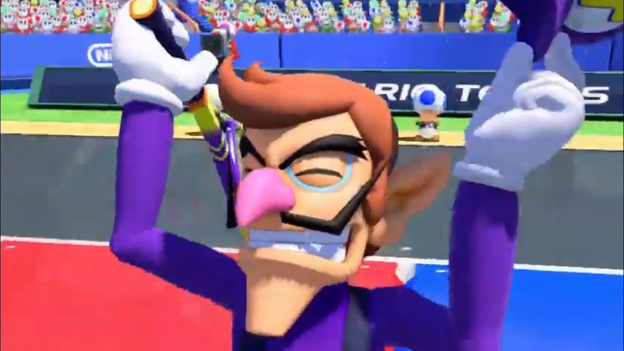Mario Tennis Ultra Smash - Waluigi Gameplay