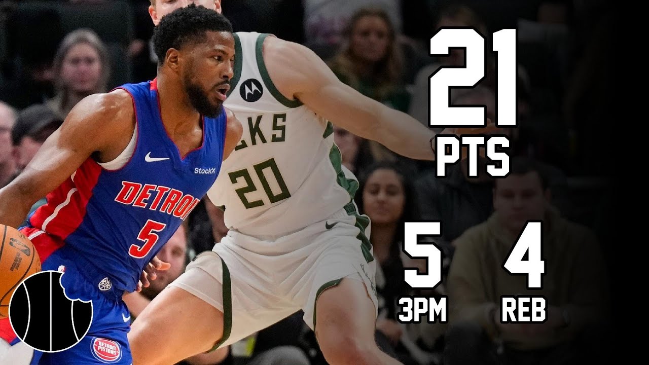 Malik Beasley Highlights | Pistons vs. Bulls | 18th Nov 2024