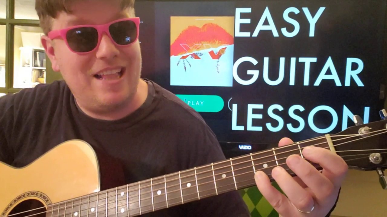 How To Play X Jonas Brothers KAROL G // guitar lesson beginner tutorial easy chords