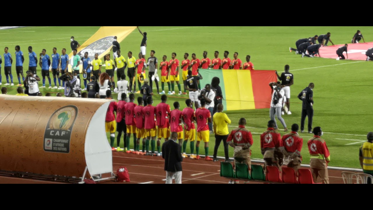 Guinée - Hymne national (vs Tanzania, 27 janvier 2021) 