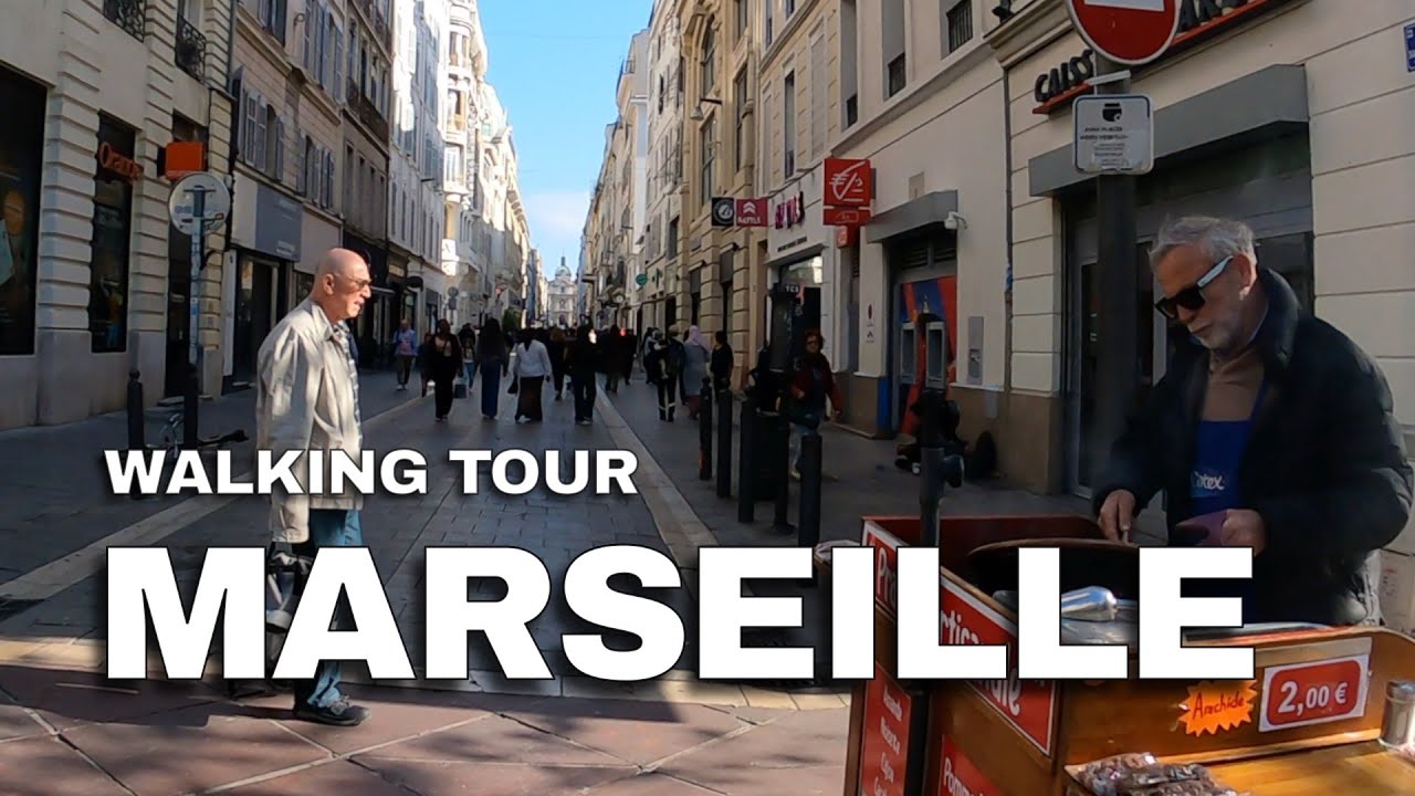 Marseille, France 🇫🇷 • Walking Tour • La Bonne Mère & Vieux-Port •