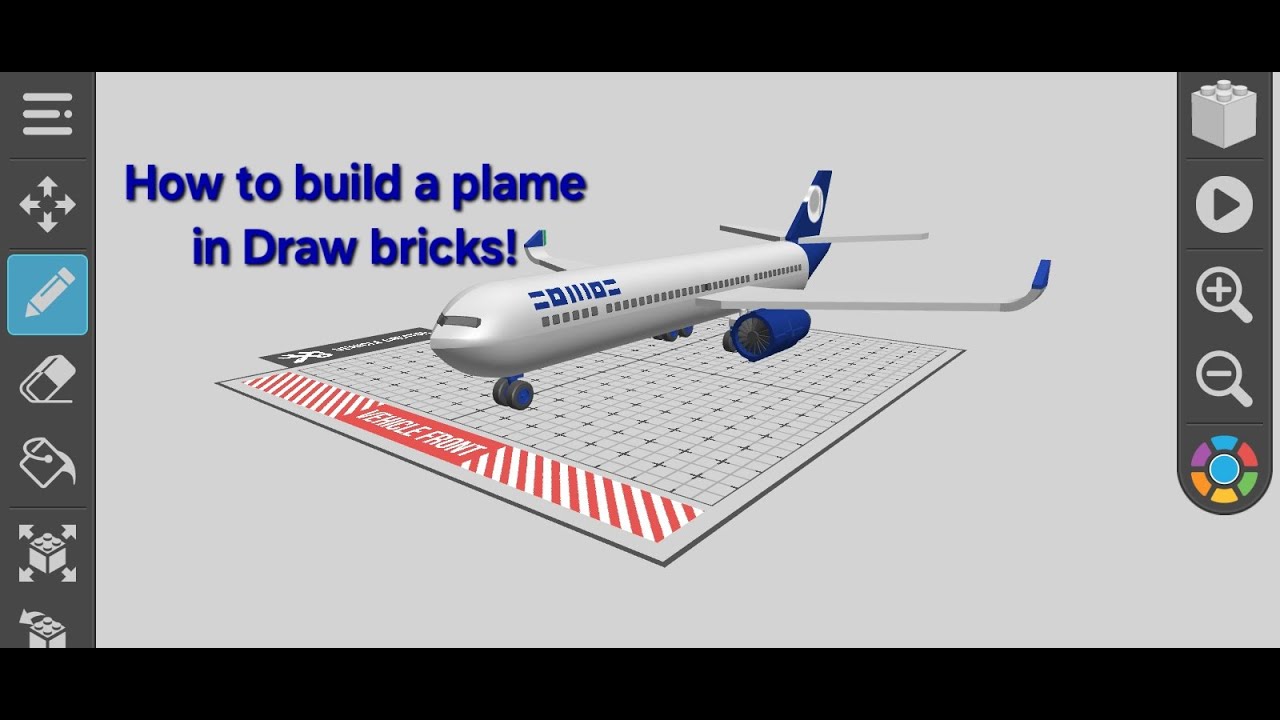 Tutorial - How to build a plane in Draw Bricks