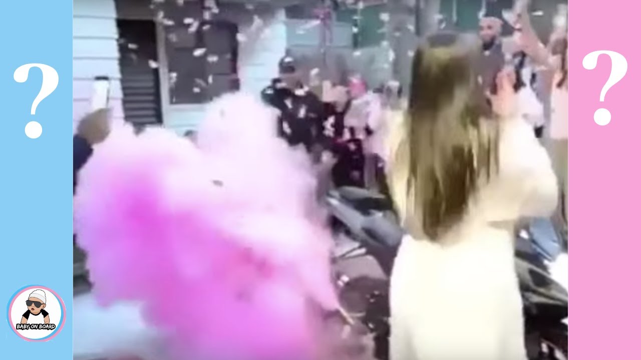 BEST REACTIONS TO BABY GENDER REVEAL  2017 / UNIQUE IDEAS ANNOUNCEMENTS