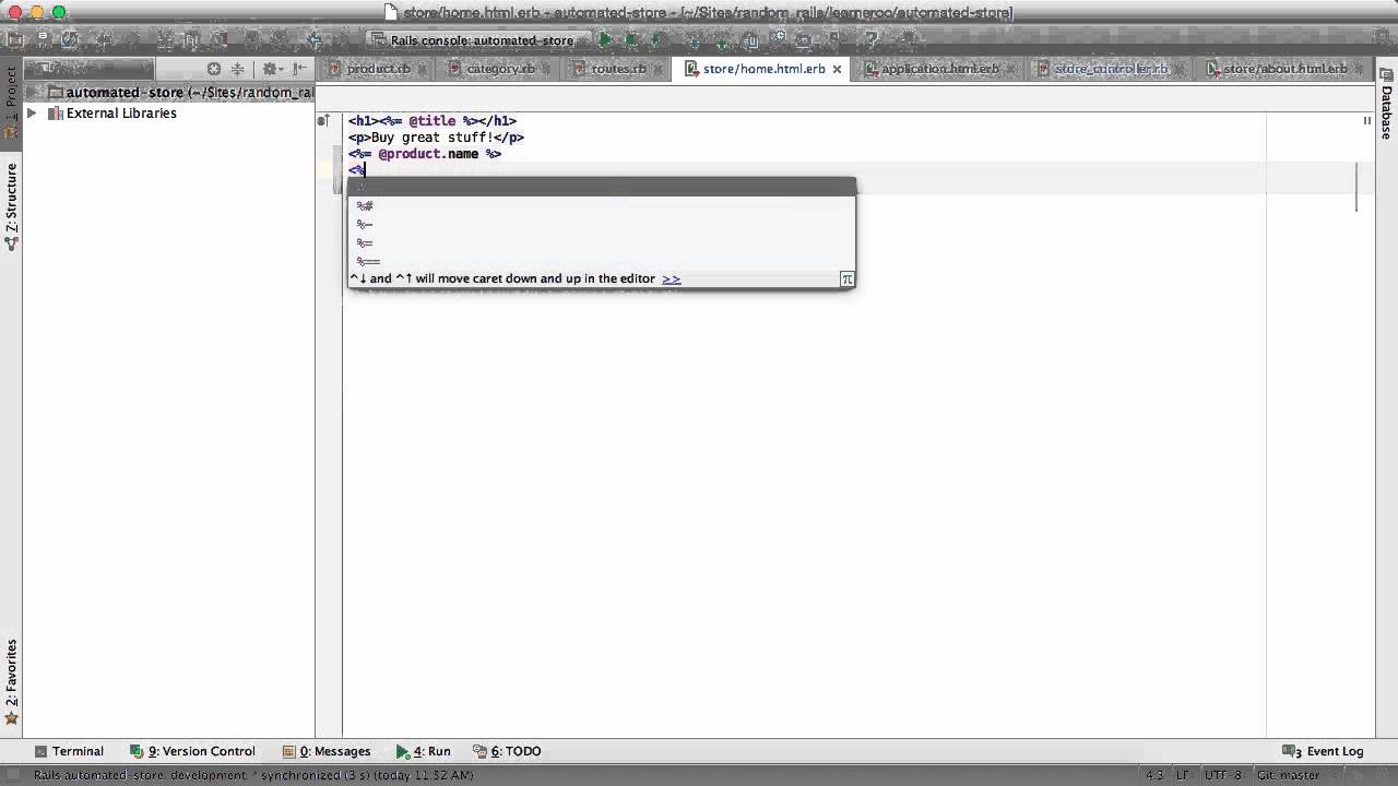 Creating a Rails Site - Part 3 - Model Controller View