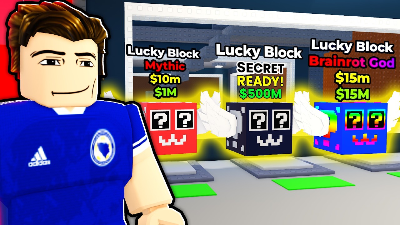 OTVORIO SAM 99 LUCKY BLOCKA U STEAL A BRAINROTU!