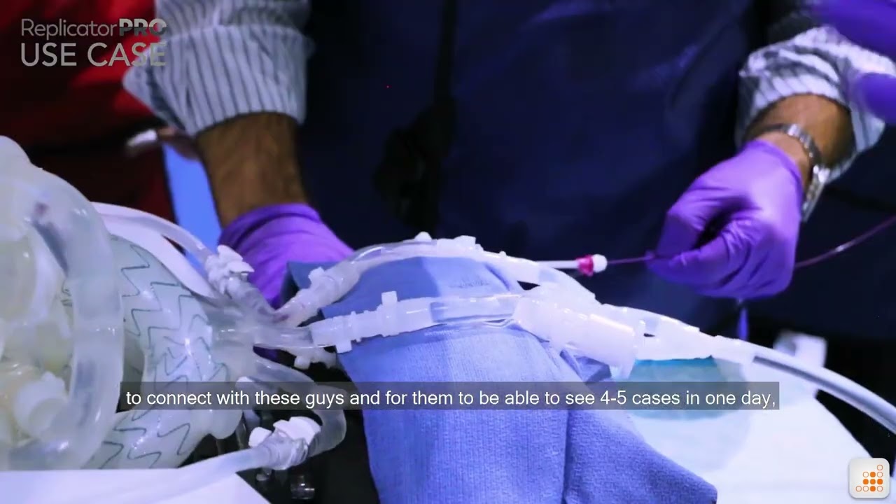 Clinical Trainer Leads Team of Principal Investigators with Simulated Aortic Endograft Deployment