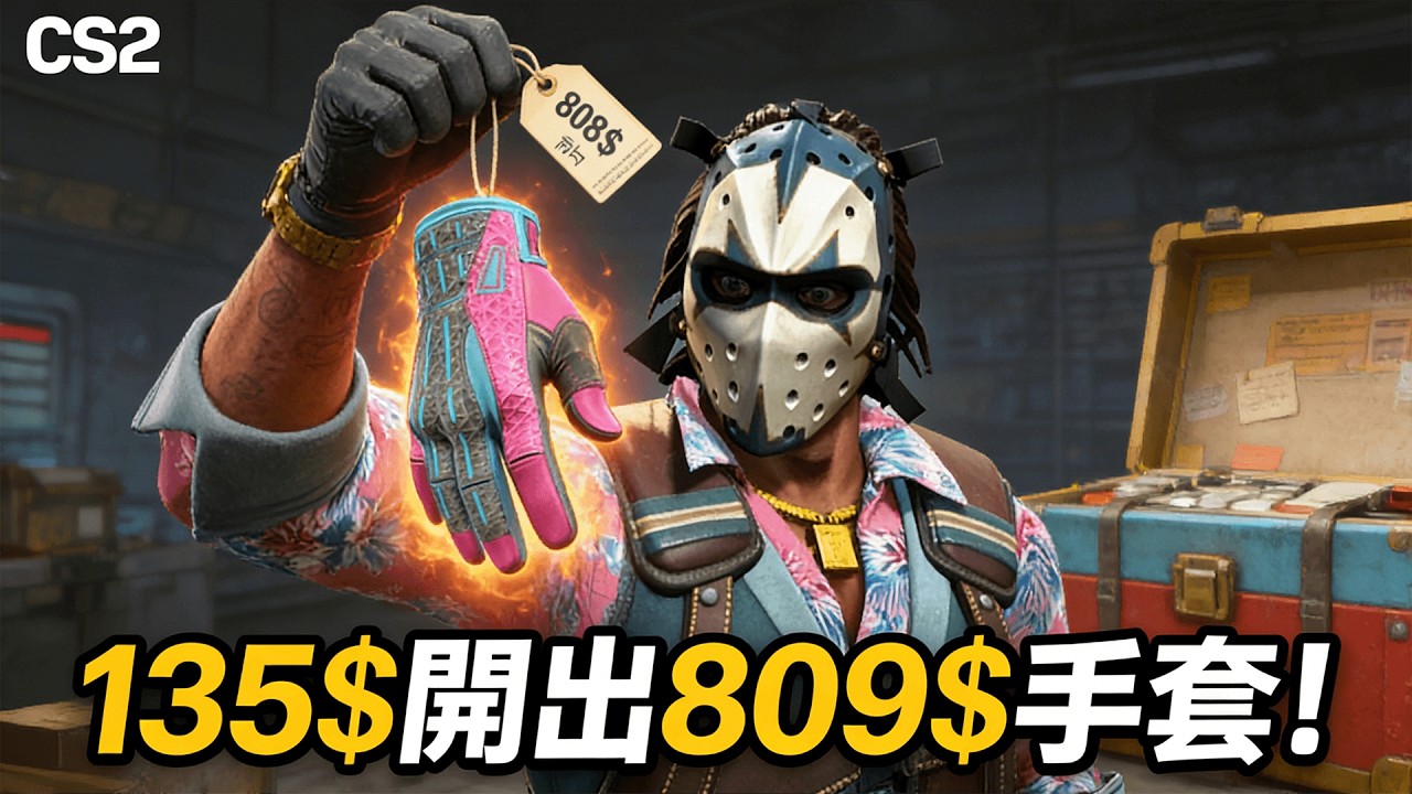 我用135$開出809$的手套了，但是~我上頭了！【FunCS2 免費領取2美金 現在福利滿滿！】