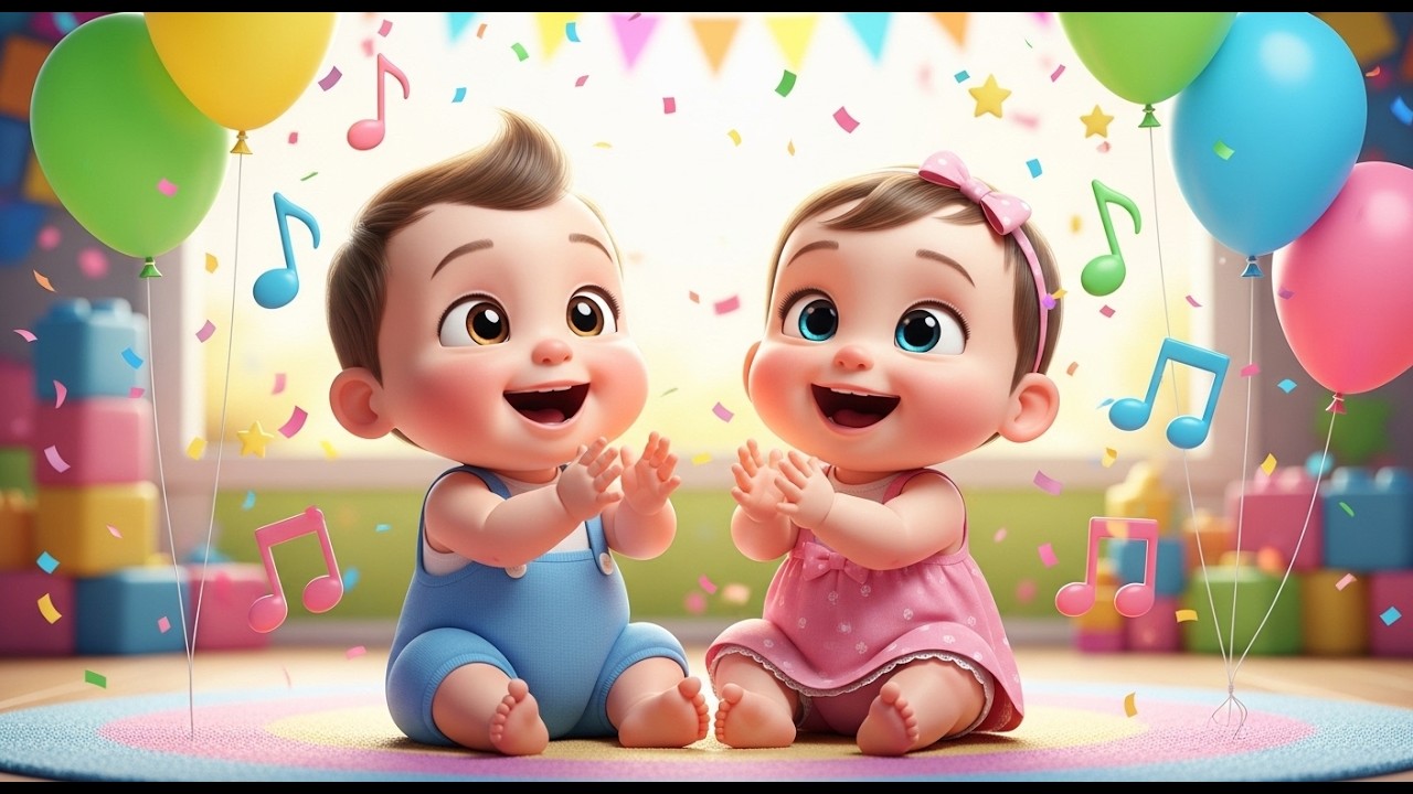 Baby Clap Clap Song 👏🎵 | Fun Toddler Nursery Rhyme & Dance