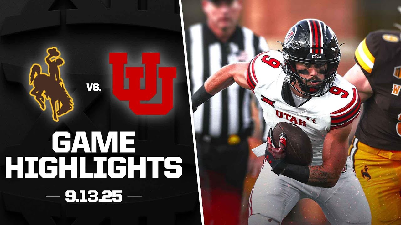 #20 Utah vs. Wyoming Game Highlights | 2025 Big 12 Football