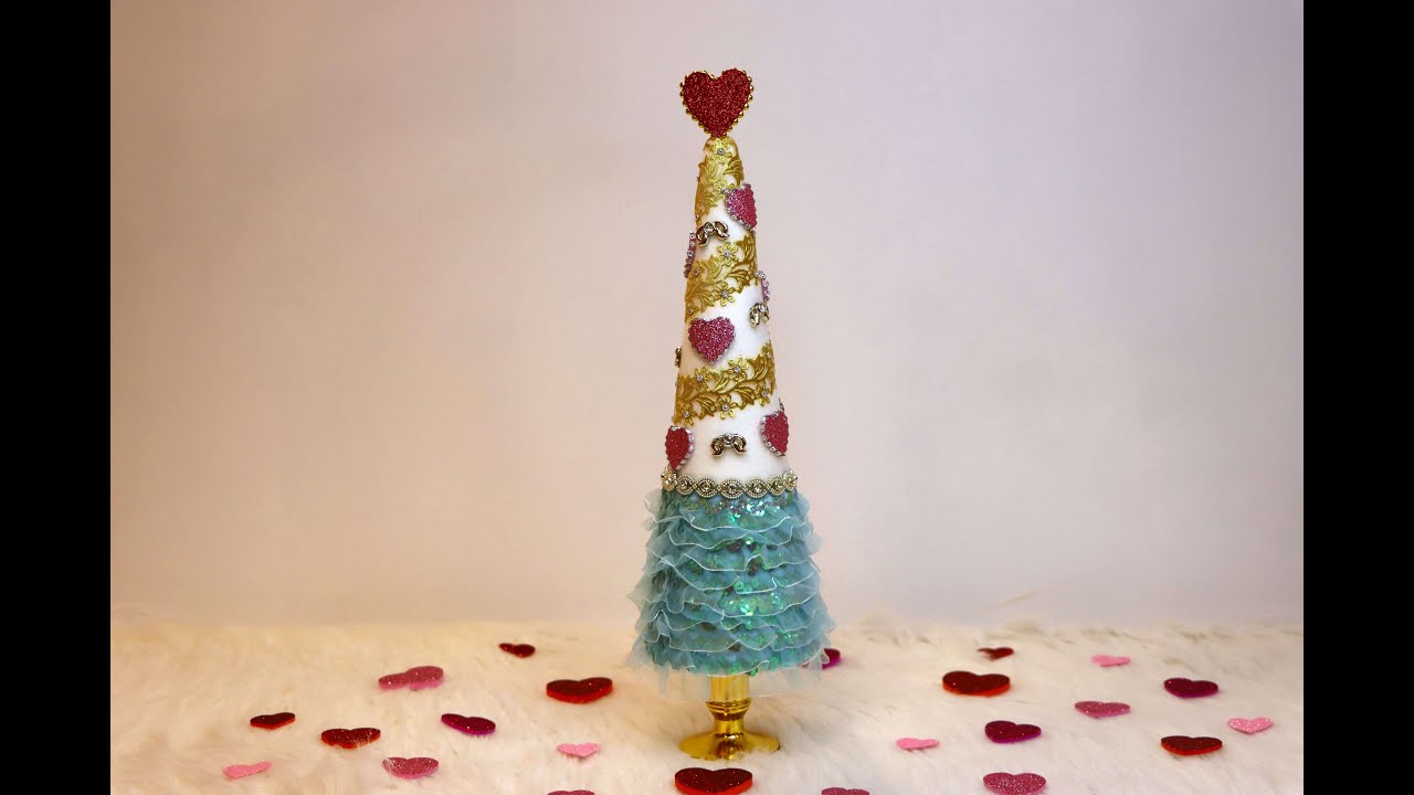 Adorno de árbol para San Valentín ❤️ Manualidad fácil y romántica