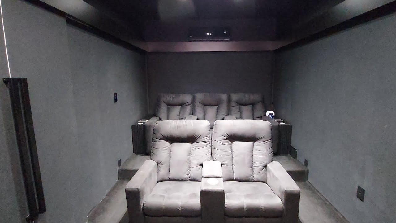 Home theater 5.2.2 Dolby atmos, AAT  de embutir, receiver e subwoofers Yamaha