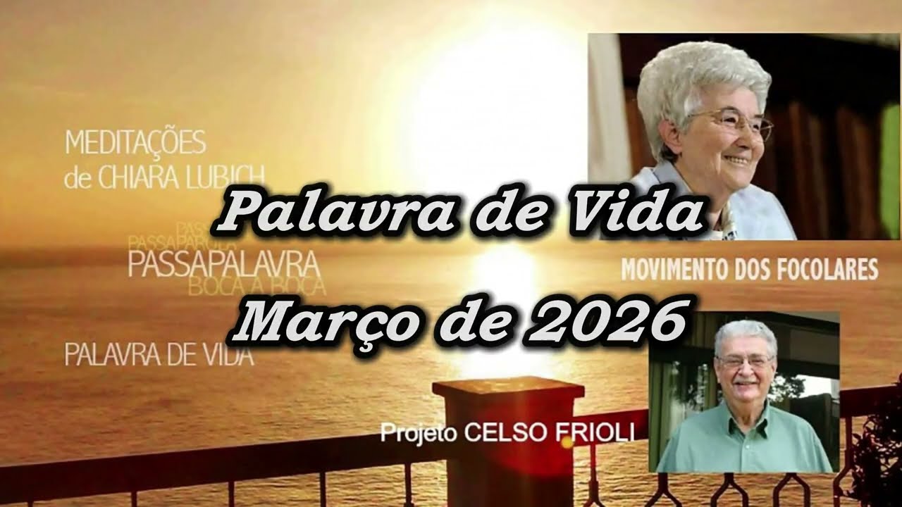 Palavra de Vida mar&ccedil;o de 2026