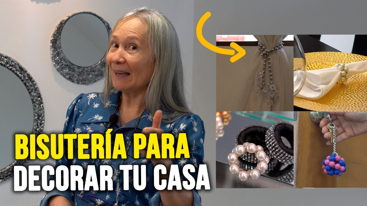 DIY BISUTERÍA: decoraciones con bisutería para tu casa.