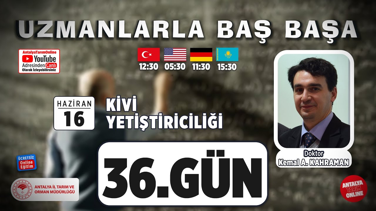 Uzmanlarla Baş Başa 36. Bölüm- Kivi Yetiştiriciliği