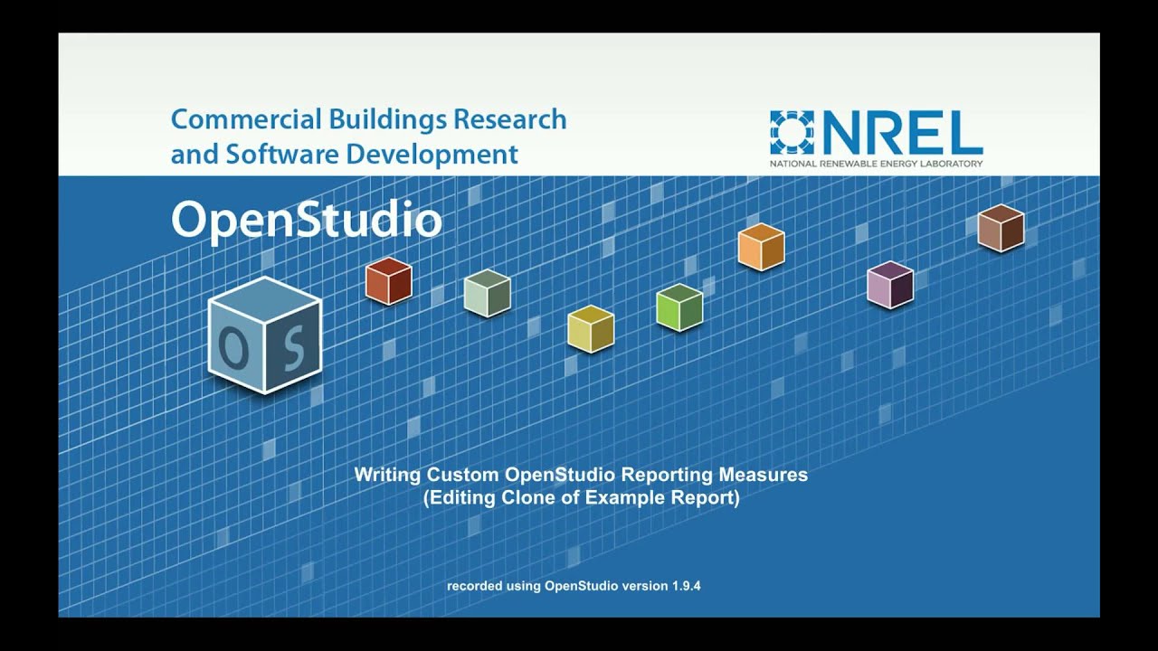 Writing Custom OpenStudio Reporting Measures