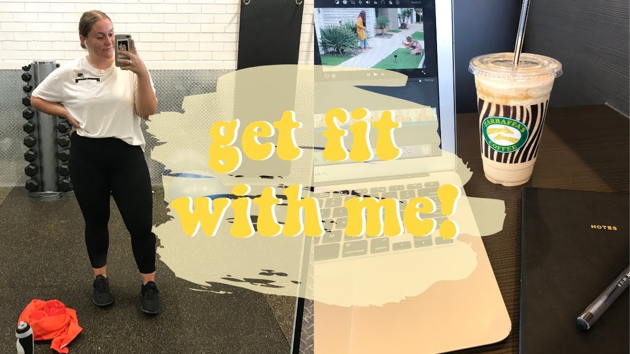 get fit with me! grocery haul, my workout & more 💪🏼😌