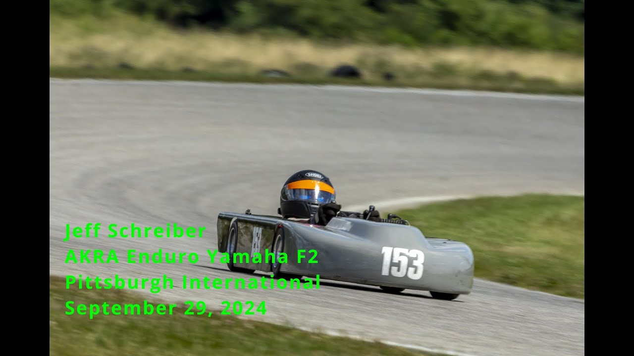 Jeff Schreiber - Enduro Yamaha Kart Race F2, Pitt International Sept 29, 2024
