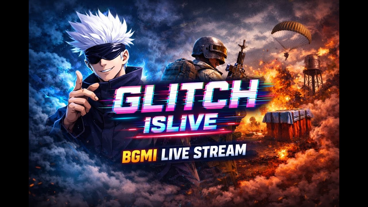 🔥 BGMI Live | glitch islive | Full Backchodi | Faaah Stream
